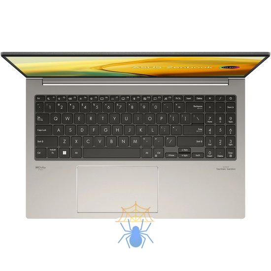 Ноутбук Asus Zenbook 15 OLED UM3504DA-MA197 Ryzen 5 7535U 16Gb SSD512Gb AMD Radeon 15.6" OLED 2.8K (2880x1620) noOS grey WiFi BT Cam Bag (90NB1163-M007B0) фото 5