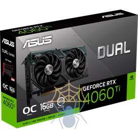 Видеокарта Asus PCI-E 4.0 DUAL-RTX4060TI-O16G NVIDIA GeForce RTX 4060TI 16Gb 128bit GDDR6 2595/18000 HDMIx1 DPx3 HDCP Ret фото 10