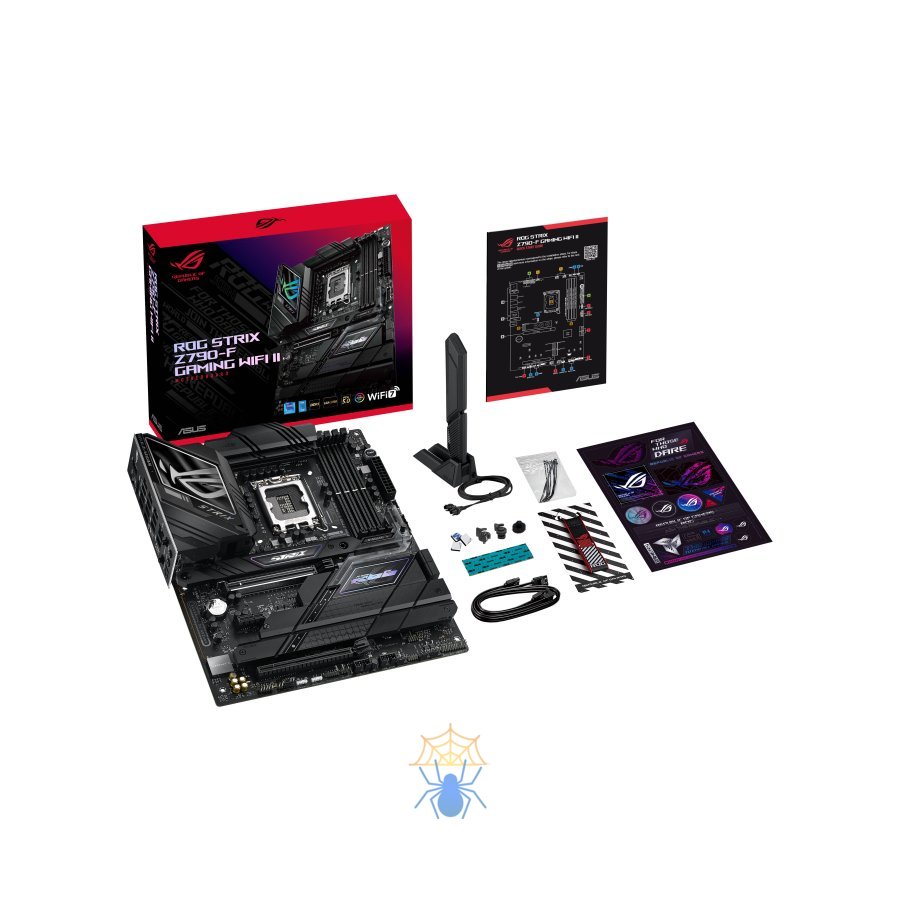 Материнская плата ASUS ROG STRIX Z790-F GAMING WIFI II, LGA1700, Z790, 4*DDR5, 4*SATA, 5*M.2, 6*USB 3.2, 6*USB 2.0, Type-C, 2*PCIx16, 1*PCIx1, DP+HDMI, ATX; 90MB1FM0-M0EAY0 фото 8