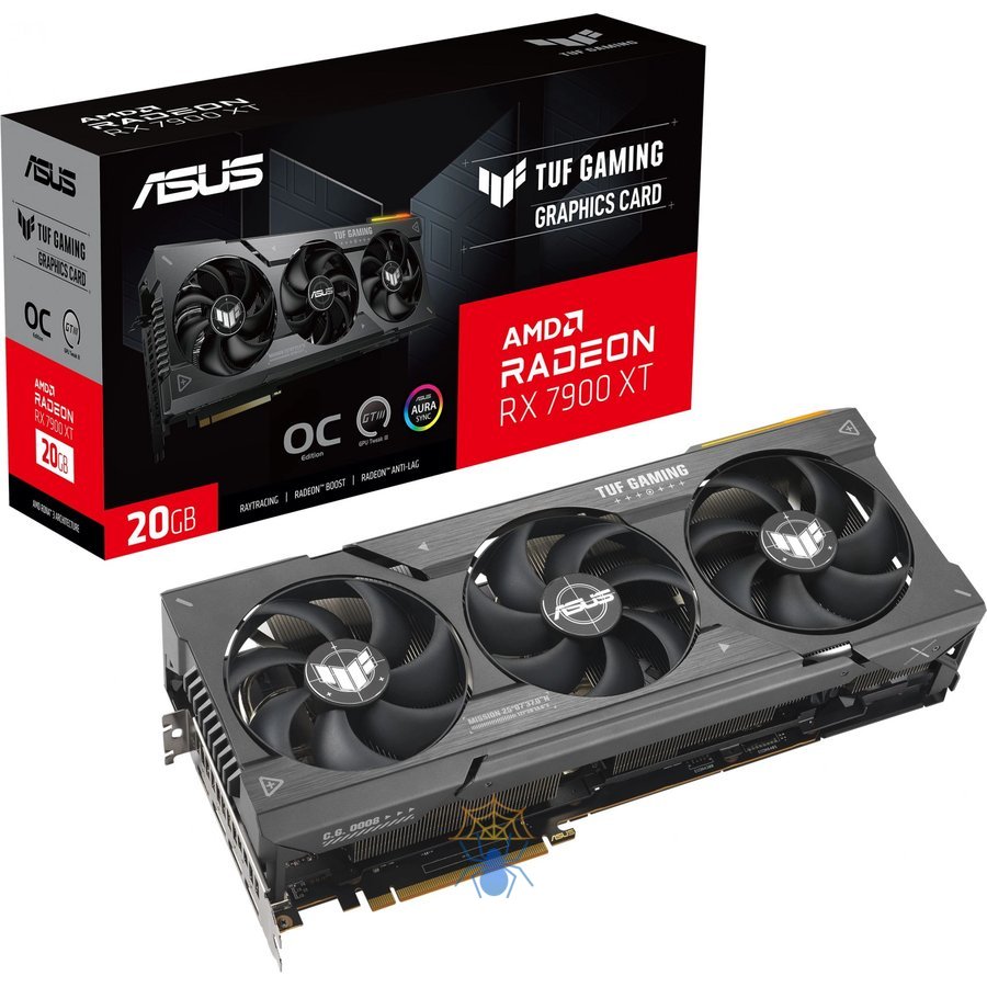 Видеокарта Asus PCI-E 4.0 TUF-RX7900XT-O20G-GAMING AMD Radeon RX 7900XT 20Gb 320bit GDDR6 2175/20000 HDMIx1 DPx3 HDCP Ret фото 14