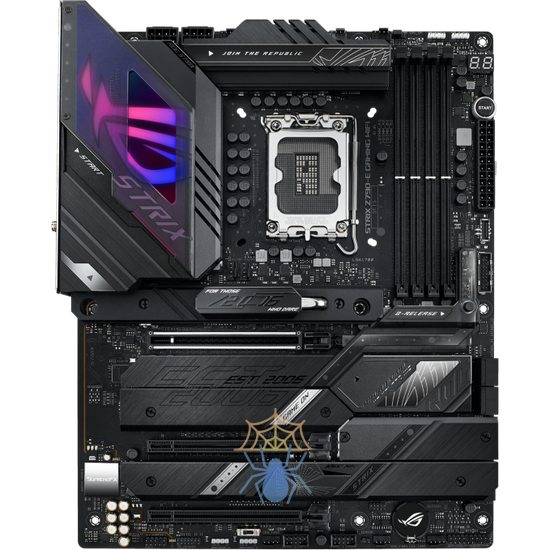 Материнская плата ASUS ROG STRIX Z790-E GAMING WIFI, LGA1700, Z790, 4*DDR5, 4*SATA, 5*M.2, 10*USB 3.2, Type-C, 3*PCIx16, DP+HDMI, ATX; 90MB1CL0-M0EAY0 фото