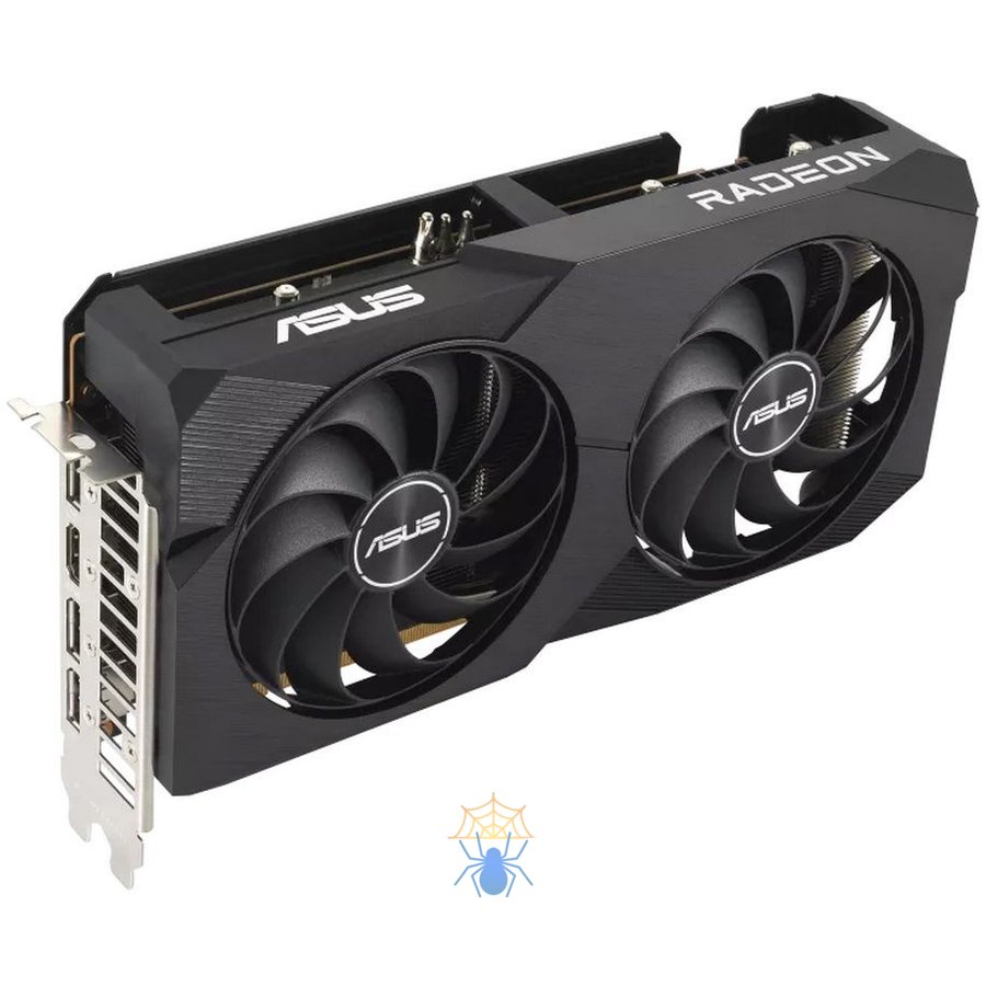 Видеокарта Asus PCI-E 4.0 DUAL-RX6600-8G AMD Radeon RX 6600 8Gb 128bit GDDR6 2044/14000 HDMIx1 DPx3 HDCP Ret фото 2