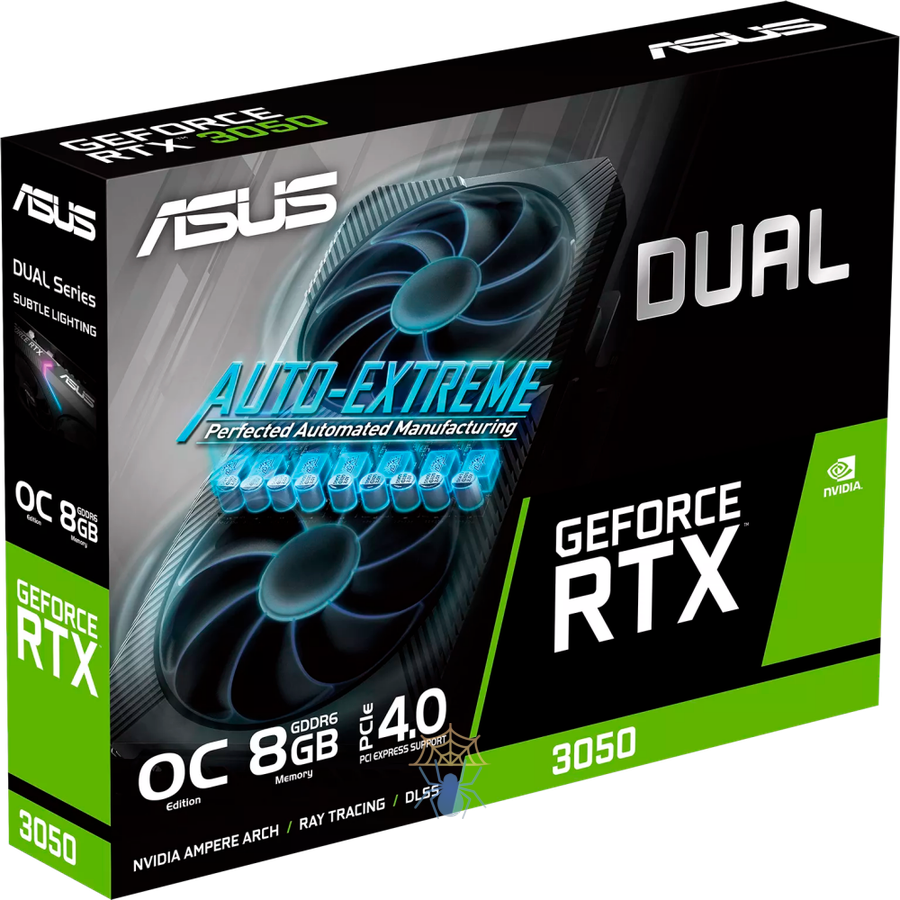 Видеокарта Asus PCI-E 4.0 DUAL-RTX3050-O8G-V2 NVIDIA GeForce RTX 3050 8Gb 128bit GDDR6 1822/14000 DVIx1 HDMIx1 DPx1 HDCP Ret фото 8