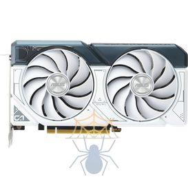 Видеокарта Asus PCI-E 4.0 DUAL-RTX4060TI-O8G-WHITE NVIDIA GeForce RTX 4060TI 8Gb 128bit GDDR6 2565/18000 HDMIx1 DPx3 HDCP Ret фото 2