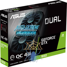 Видеокарта Asus PCI-E DUAL-GTX1650-O4GD6-P-EVO NVIDIA GeForce GTX 1650 4Gb 128bit GDDR6 1755/12000 DVIx1 HDMIx1 DPx1 HDCP Ret фото 8