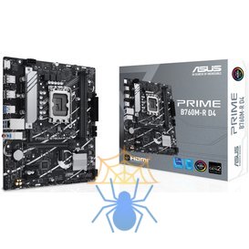 Материнская плата Asus PRIME B760M-R D4 Soc-1700 Intel B760 2xDDR4 mATX AC`97 8ch(7.1) 2.5Gg RAID+HDMI фото 7