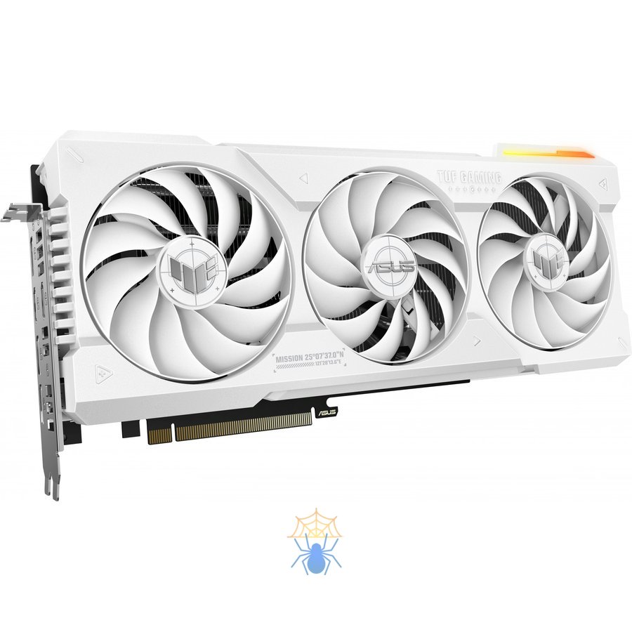 Видеокарта Asus PCI-E 4.0 TUF-RTX4070TIS-O16G-WHITE-GAMING NVIDIA GeForce RTX 4070TI Super 16Gb 192bit GDDR6X 2640/21000 HDMIx2 DPx3 HDCP Ret фото 5