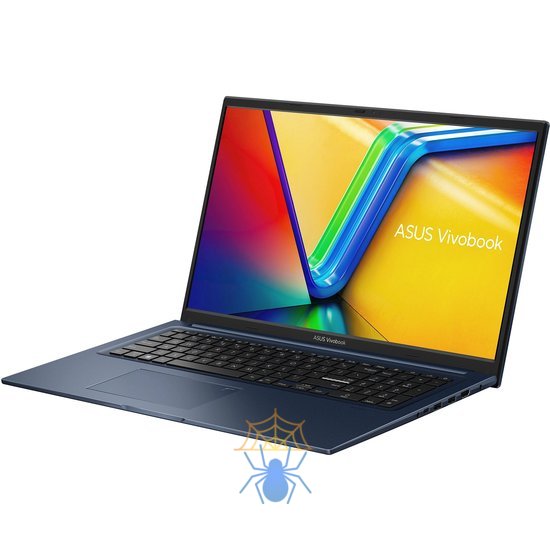 Ноутбук Asus Vivobook 17 X1704ZA-AU342 Core i7 1255U 16Gb SSD512Gb Intel Iris Xe graphics 17.3" IPS FHD (1920x1080) noOS blue WiFi BT Cam (90NB10F2-M00DE0) фото 4