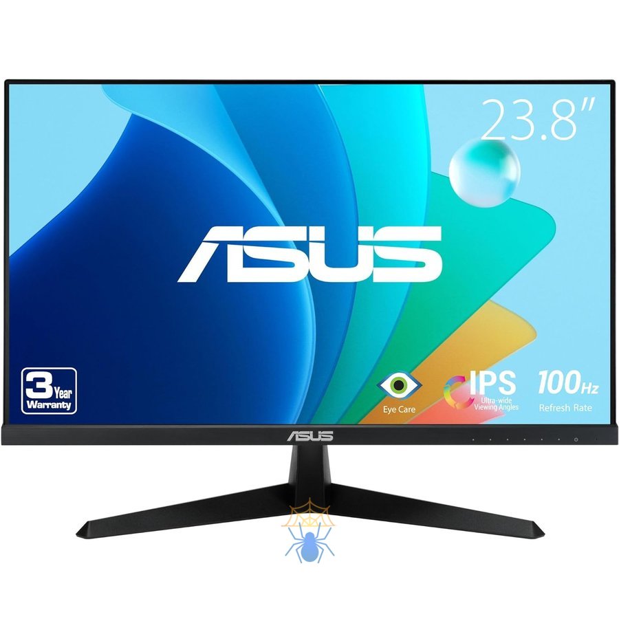 Монитор Asus 23.8" VY249HF черный IPS LED 1ms 16:9 HDMI матовая 250cd 178гр/178гр 1920x1080 100Hz FHD 3.6кг фото