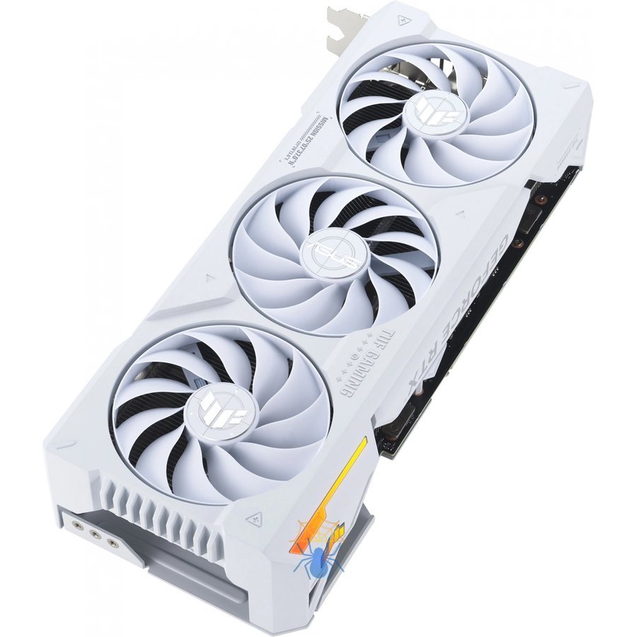 Видеокарта Asus PCI-E 4.0 TUF-RTX4070TIS-O16G-WHITE-GAMING NVIDIA GeForce RTX 4070TI Super 16Gb 192bit GDDR6X 2640/21000 HDMIx2 DPx3 HDCP Ret фото 3