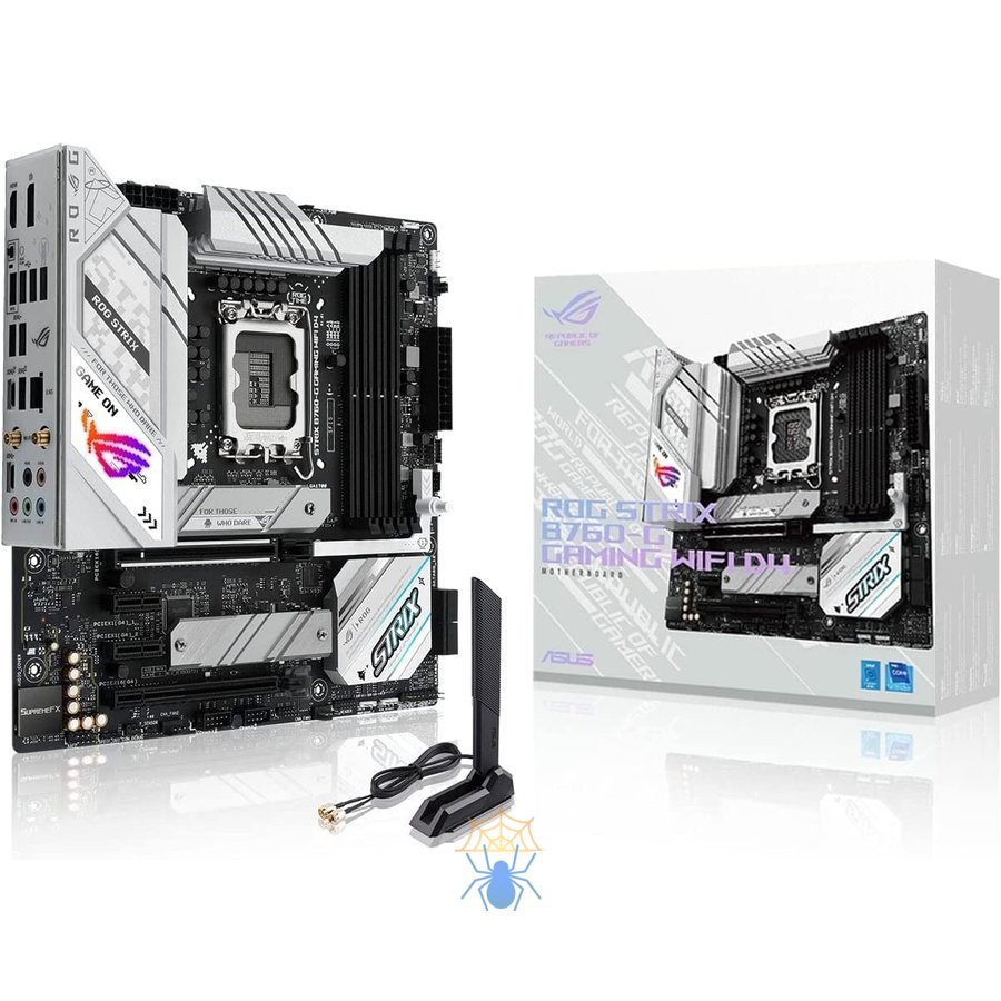 Материнская плата Asus ROG STRIX B760-G GAMING WIFI D4 Soc-1700 Intel B760 4xDDR4 mATX AC`97 8ch(7.1) 2.5Gg RAID+HDMI+DP фото 7