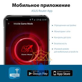 Роутер беспроводной Asus GT-AX6000 AX6000 100/1000/2500BASE-T черный фото 11