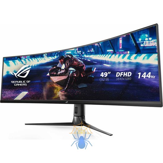 Монитор Asus 49" ROG Strix XG49VQ VA 3840x1080 144Hz FreeSync 2 450cd/m2 32:9 фото 2