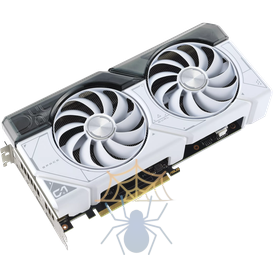 Видеокарта Asus PCI-E 4.0 DUAL-RTX4070S-O12G-WHITE NVIDIA GeForce RTX 4070 Super 12Gb 192bit GDDR6X 2520/21000 HDMIx1 DPx3 HDCP Ret фото