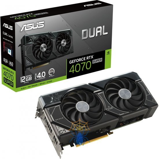 Видеокарта Asus PCI-E 4.0 DUAL-RTX4070S-12G NVIDIA GeForce RTX 4070 Super 12Gb 192bit GDDR6X 2475/21000 HDMIx1 DPx3 HDCP Ret фото 12