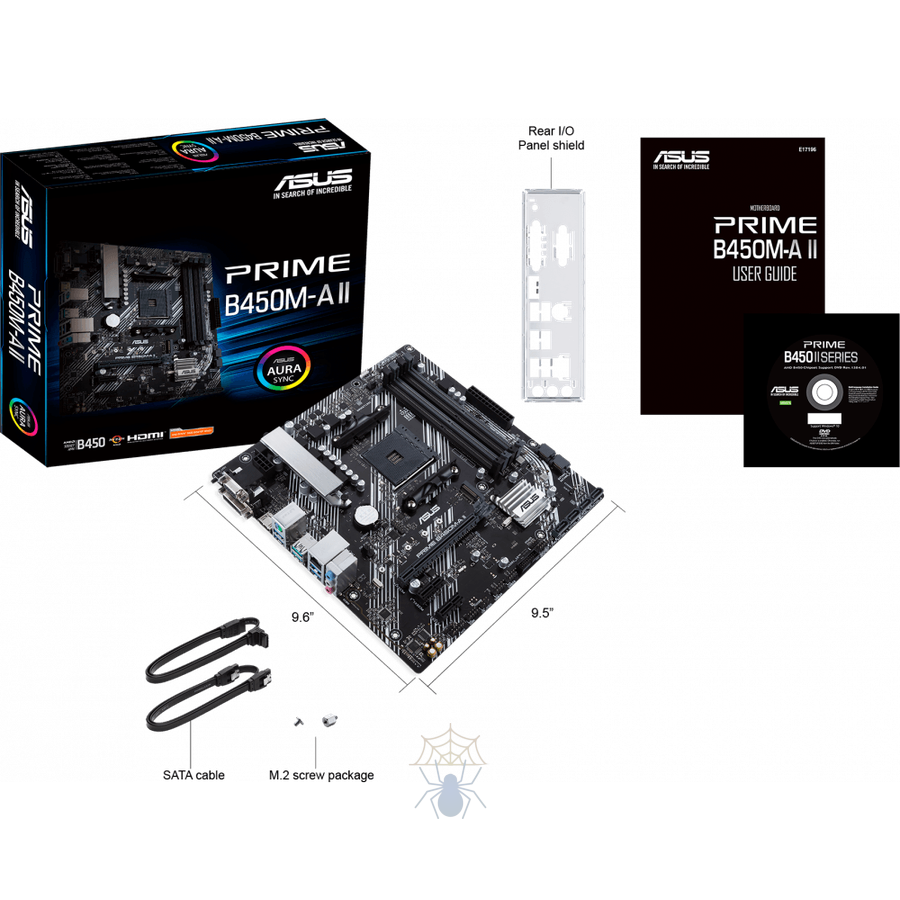 Материнская плата Asus PRIME B450M-A II Soc-AM4 AMD B450 4xDDR4 mATX AC`97 8ch(7.1) GbLAN RAID+VGA+DVI+HDMI фото 5