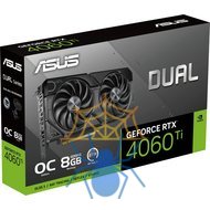 Видеокарта Asus PCI-E 4.0 DUAL-RTX4060TI-O8G-EVO NVIDIA GeForce RTX 4060TI 8Gb 128bit GDDR6 2565/18000 HDMIx1 DPx3 HDCP Ret фото 13