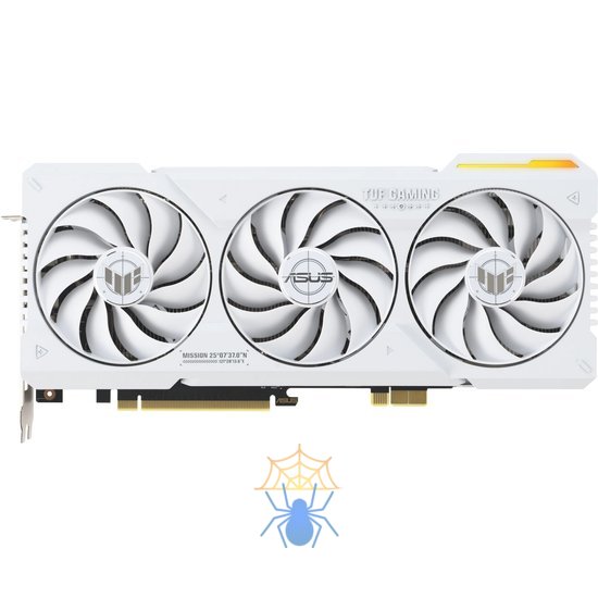 Видеокарта Asus PCI-E 4.0 TUF-RTX4070TIS-O16G-BTF-WHITE NVIDIA GeForce RTX 4070TI Super 16Gb 192bit GDDR6X 2640/21000 HDMIx2 DPx3 HDCP Ret фото