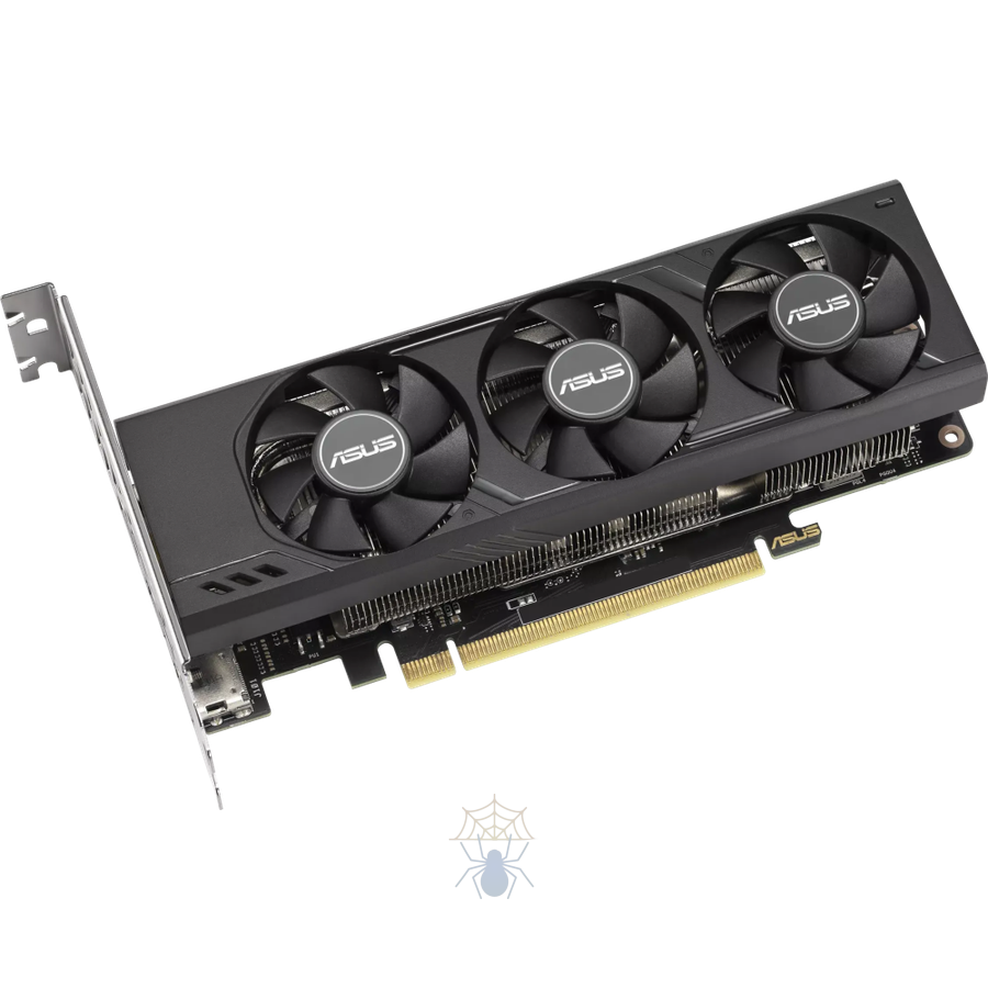 Видеокарта Asus PCI-E 4.0 RTX4060-O8G-LP-BRK NVIDIA GeForce RTX 4060 8Gb 128bit GDDR6 2490/17000 HDMIx2 DPx2 HDCP Ret low profile фото