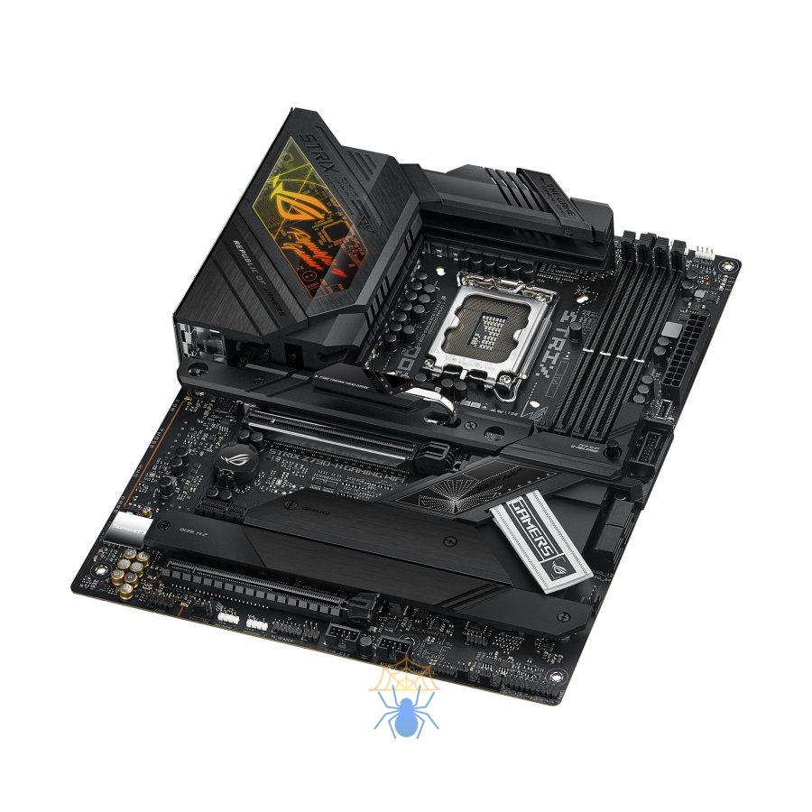 Материнская плата ASUS ROG STRIX Z790-H GAMING WIFI,  LGA1700, Z790, 4*DDR5, 4*SATA, 4*M.2, 6*USB 3.2, 2*USB 2.0, Type-C, 2*PCIx16, 1*PCIx1, DP+HDMI, ATX; 90MB1E10-M0EAY0 фото 5