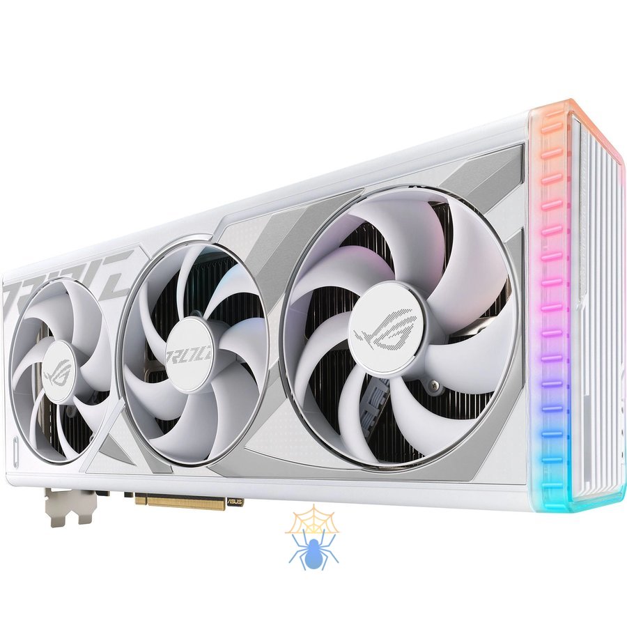 Видеокарта Asus PCI-E 4.0 ROG-STRIX-RTX4080S-O16G-WHITE NVIDIA GeForce RTX 4080 Super 16Gb 256bit GDDR6X 2640/23000 HDMIx2 DPx3 HDCP Ret фото 6