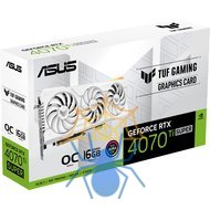 Видеокарта Asus PCI-E 4.0 TUF-RTX4070TIS-O16G-BTF-WHITE NVIDIA GeForce RTX 4070TI Super 16Gb 192bit GDDR6X 2640/21000 HDMIx2 DPx3 HDCP Ret фото 14