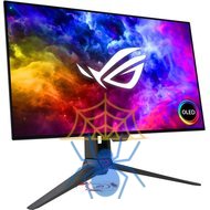 Монитор Asus 27" ROG Swift PG27AQDM черный OLED LED 16:9 HDMI M/M матовая HAS Piv 450cd 178гр/178гр 2560x1440 240Hz FreeSync Premium DP 2K USB 6.9кг фото 3