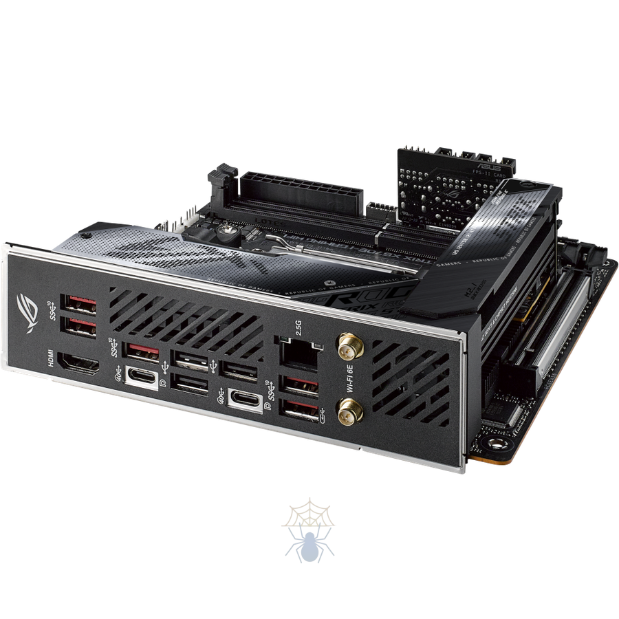 Материнская плата Asus ROG STRIX X670E-I GAMING WIFI SocketAM5 AMD X670 2xDDR5 mini-ITX AC`97 8ch(7.1) 2.5Gg RAID+HDMI фото 4