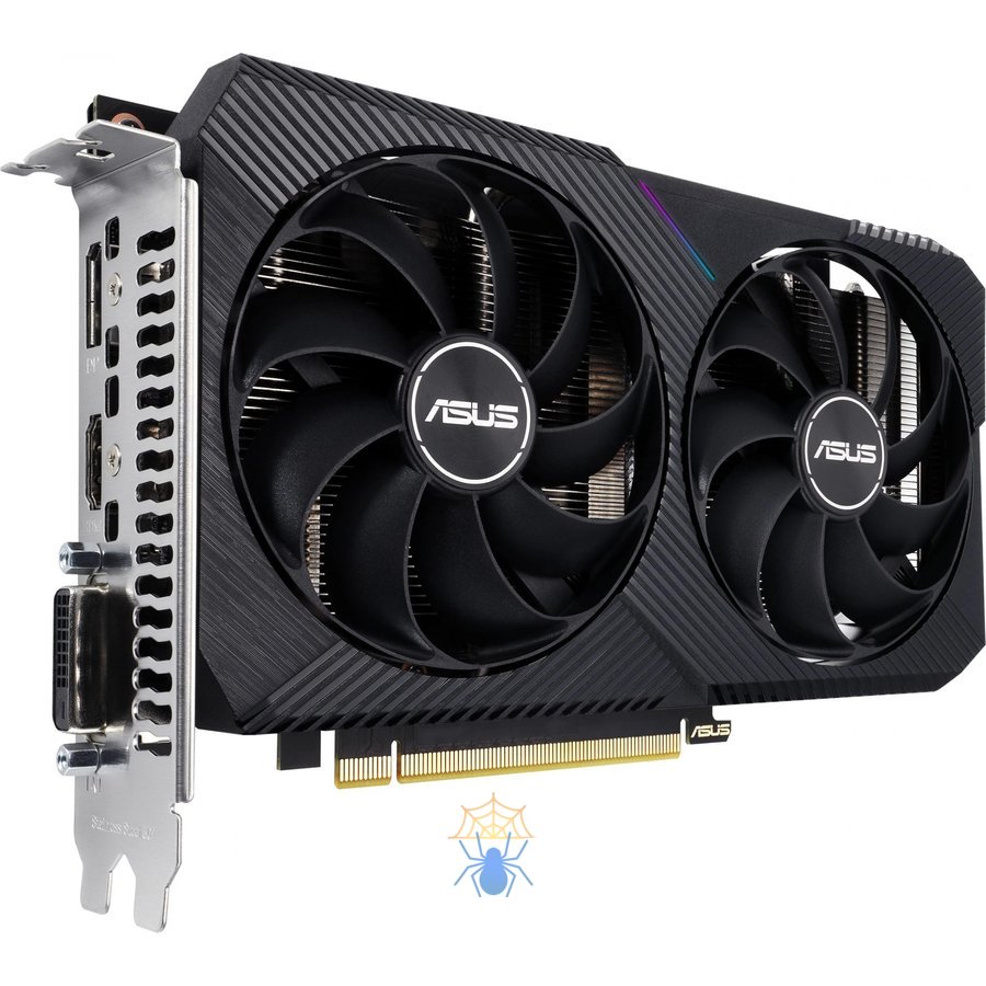 Видеокарта Asus PCI-E 4.0 DUAL-RTX3050-8G-V2 NVIDIA GeForce RTX 3050 8Gb 128bit GDDR6 1777/14000 DVIx1 HDMIx1 DPx1 HDCP Ret фото 2