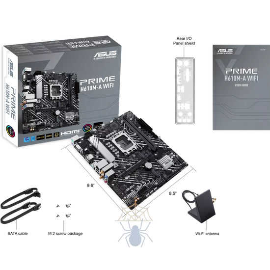 Материнская плата Asus PRIME H610M-A WIFI Soc-1700 Intel H610 2xDDR5 mATX AC`97 8ch(7.1) GbLAN+VGA+HDMI+DP фото 7