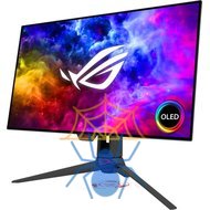 Монитор Asus 27" ROG Swift PG27AQDM черный OLED LED 16:9 HDMI M/M матовая HAS Piv 450cd 178гр/178гр 2560x1440 240Hz FreeSync Premium DP 2K USB 6.9кг фото 4