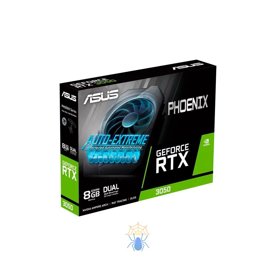 Видеокарта Asus PCI-E 4.0 PH-RTX3050-8G-V2 NVIDIA GeForce RTX 3050 8Gb 128bit GDDR6 1777/14000 HDMIx1 DPx1 HDCP Ret фото 7