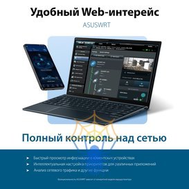 Роутер беспроводной Asus RT-AX88U PRO AX6000 10/100/1000/2500BASE-TX/4G ready черный фото 9