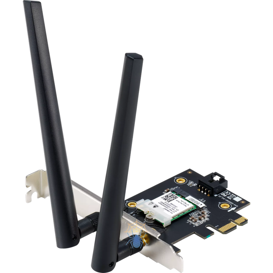 Сетевой адаптер Wi-Fi + Bluetooth Asus PCE-AXE5400 AXE5400 PCI Express x1 (ант.внеш.съем) 2ант. фото