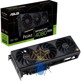 Видеокарта Asus PCI-E 4.0 PROART-RTX4080S-O16G NVIDIA GeForce RTX 4080 Super 16Gb 256bit GDDR6X 2610/23000 HDMIx1 DPx3 HDCP Ret фото 13