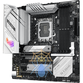 Материнская плата Asus ROG STRIX B760-G GAMING WIFI Soc-1700 Intel B760 4xDDR5 mATX AC`97 8ch(7.1) 2.5Gg RAID+HDMI+DP фото 2