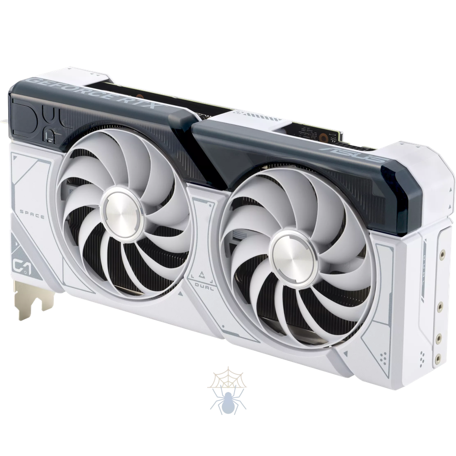 Видеокарта Asus PCI-E 4.0 DUAL-RTX4070S-O12G-WHITE NVIDIA GeForce RTX 4070 Super 12Gb 192bit GDDR6X 2520/21000 HDMIx1 DPx3 HDCP Ret фото 3