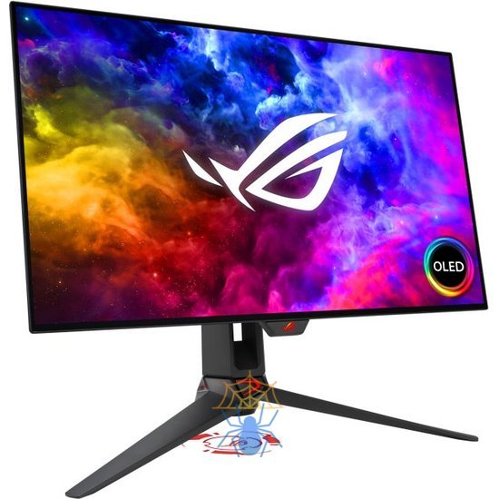 Монитор Asus 27" ROG Swift PG27AQDM черный OLED LED 16:9 HDMI M/M матовая HAS Piv 450cd 178гр/178гр 2560x1440 240Hz FreeSync Premium DP 2K USB 6.9кг фото 3