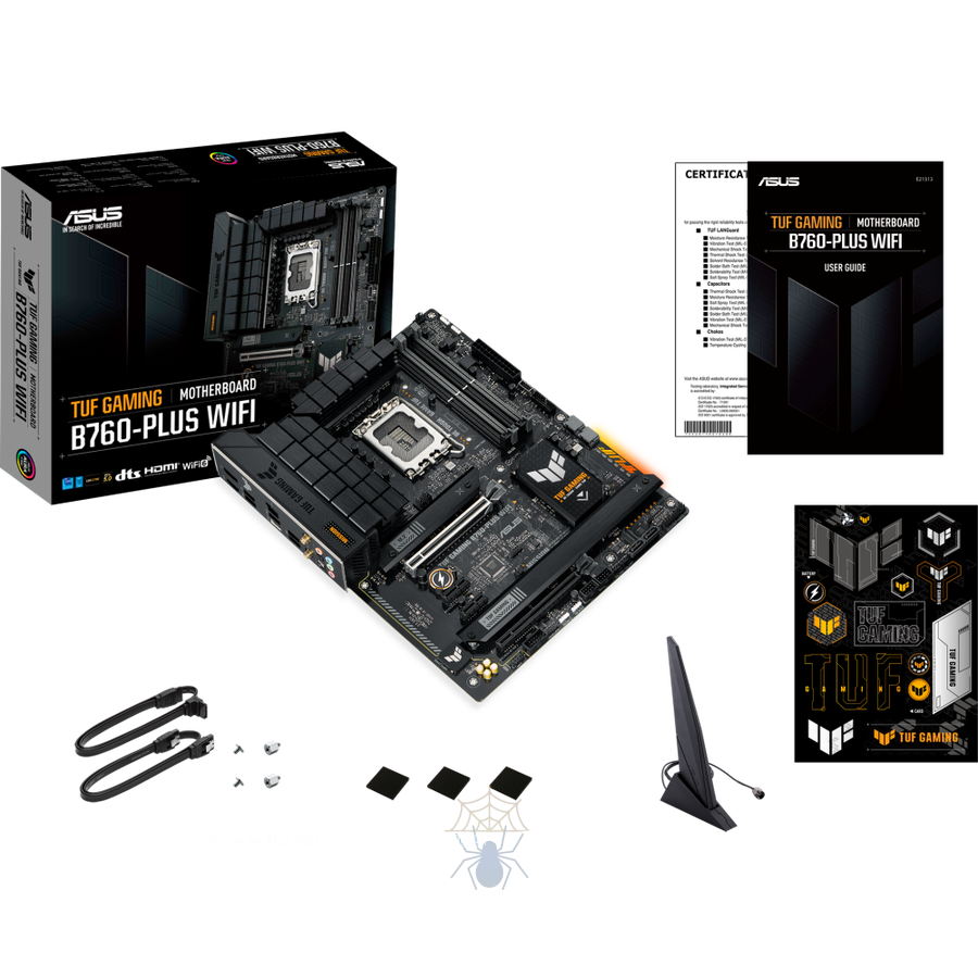 Материнская плата Asus TUF GAMING B760-PLUS WIFI Soc-1700 Intel B760 4xDDR5 ATX AC`97 8ch(7.1) 2.5Gg RAID+HDMI+DP фото 7