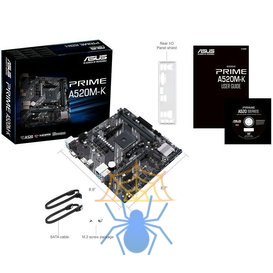 Материнская плата Asus PRIME A520M-K Soc-AM4 AMD A520 2xDDR4 mATX AC`97 8ch(7.1) GbLAN RAID+VGA+HDMI фото 7