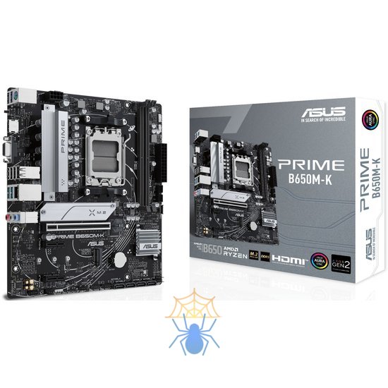 Материнская плата Asus PRIME B650M-K SocketAM5 AMD B650 2xDDR5 mATX AC`97 8ch(7.1) 2.5Gg RAID+VGA+HDMI фото 7