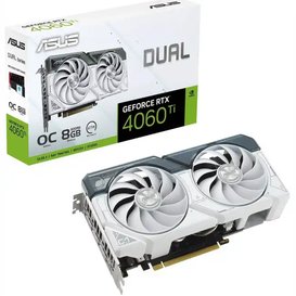 Видеокарта Asus RTX 4060 Ti WHITE O8G OC 90YV0J42-M0NA00