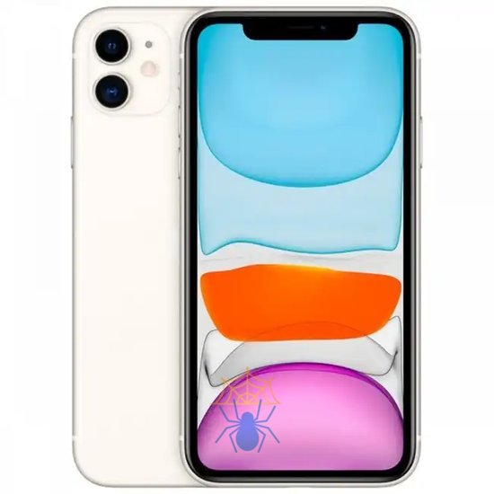 Смартфон Apple A2221 iPhone 11 128Gb 4Gb белый моноблок 3G 4G 1Sim 6.1" 828x1792 iOS 15 12Mpix 802.11 a/b/g/n/ac/ax NFC GPS GSM900/1800 GSM1900 TouchSc Protect фото