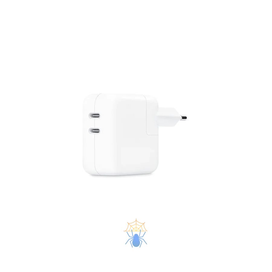 Адаптер Apple A2676 USB-C 35W 2xUSB от бытовой электросети фото