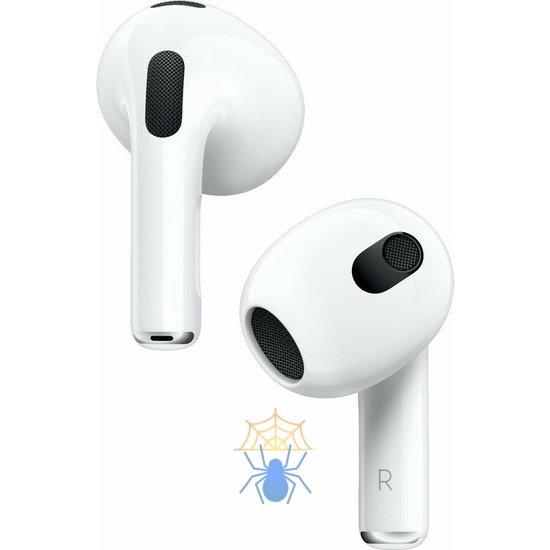 Гарнитура вкладыши Apple AirPods 3 A2565/A2564/A2897 Lightning белый беспроводные bluetooth в ушной раковине (MPNY3ZA/A) фото 2