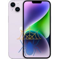 Смартфон Apple A2884 iPhone 14 128Gb 6Gb фиолетовый моноблок 3G 4G 2Sim 6.1" 1170x2532 iOS 17 12Mpix 802.11 a/b/g/n/ac/ax NFC GPS GSM900/1800 GSM1900 TouchSc Protect фото