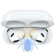 Гарнитура вкладыши Apple AirPods 3 A2565/A2564/A2897 Lightning белый беспроводные bluetooth в ушной раковине (MPNY3CH/A) фото 4