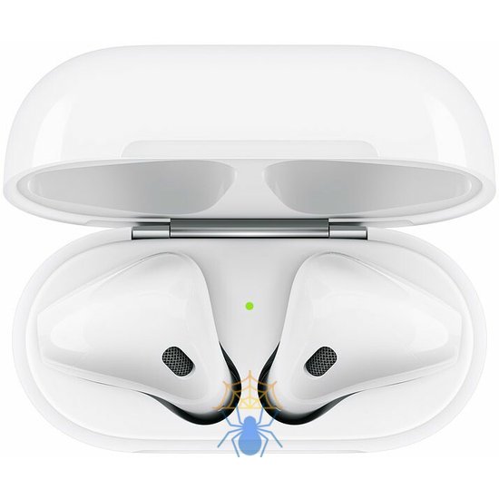 Гарнитура вкладыши Apple AirPods 2 A2032,A2031,A1602 белый беспроводные bluetooth в ушной раковине (MV7N2AM/A) фото 4