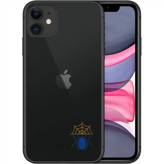 Смартфон Apple A2221 iPhone 11 128Gb 4Gb черный моноблок 3G 4G 1Sim 6.1" 828x1792 iOS 15 12Mpix 802.11 a/b/g/n/ac/ax NFC GPS GSM900/1800 GSM1900 TouchSc Protect фото