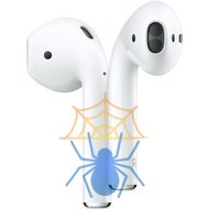 Гарнитура вкладыши Apple AirPods 2 A2032,A2031,A1602 белый беспроводные bluetooth в ушной раковине (MV7N2ZM/A) фото 2